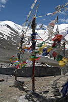 Tibetan Prayer Flags at Kunzum La, Himachel Pradesh, India