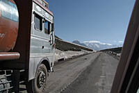Overtaking a Truck Rhotang Pass, Himachel Pradesh, India