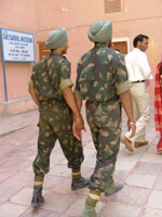 Soldiers Holding Hands