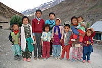 Children in a Village Spiti Valley, Himachel Pradesh, India
