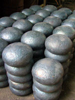 Monks bowls being made, Mandalay, Myanmar