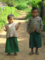 Cute kids, Hsipaw, Myanmar