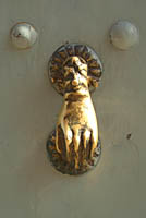 Fatima's Hand - doorknocker to ward off evil - Marrakech, Morocco