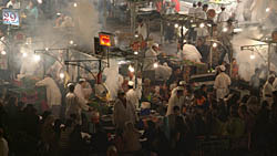 Foodstall in Jemaa el Fna, Marrakech, Morocco