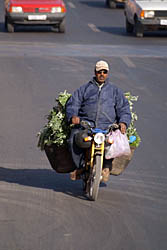 Man on Motorbike, Marrakech, Morocco