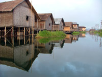 Street on Stilts, Lake Inle, Myanmar - formerly Burma