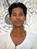 Rickshaw driver, Bago, Myanmar