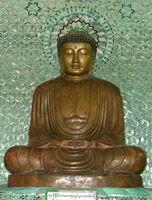 Beautiful Buddha image, Bago, Myanmar