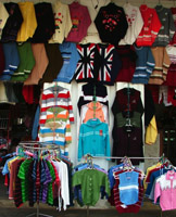 Shop selling jumpers, Maymyo, Myanmar